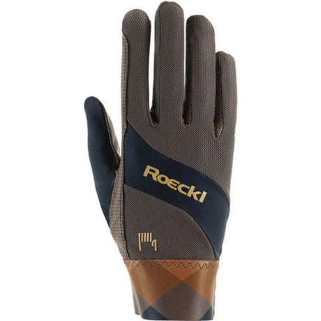 Roeckl Martingal Riding Gloves #colour_dark-mocha