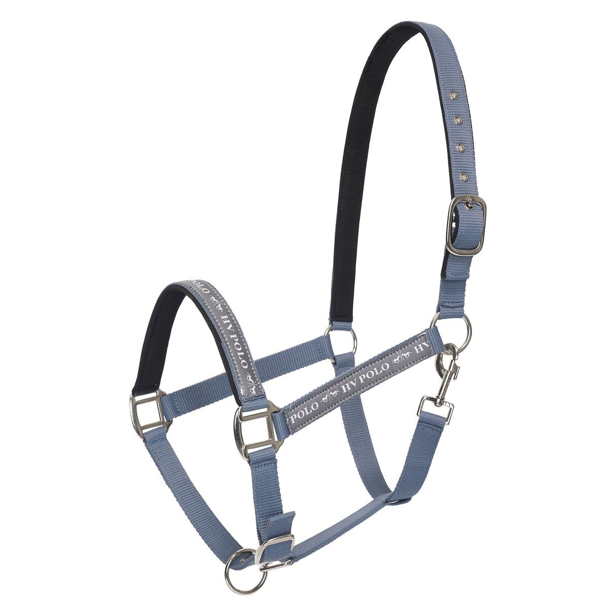 HV Polo Nena Headcollar #colour_dark-mist-blue