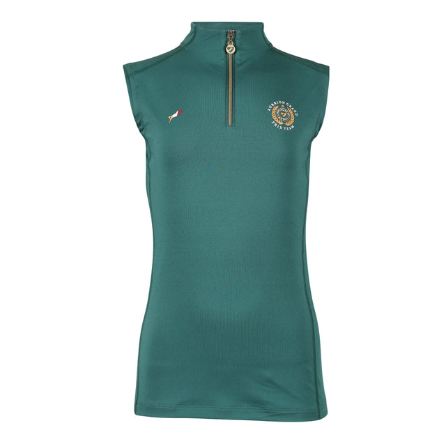 Shires Aubrion Team Young Rider Sleeveless Base Layer #colour_green