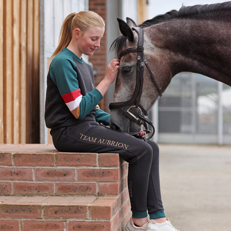 Shires Aubrion Young Rider Team Joggers #colour_black