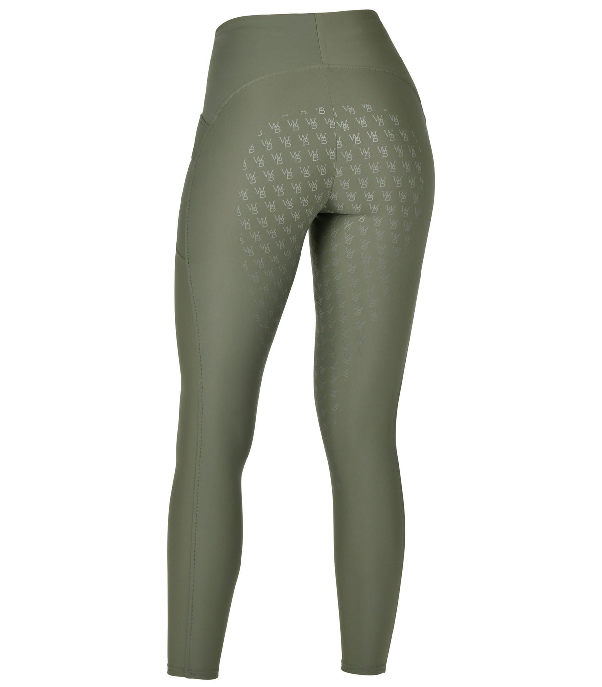 Weatherbeeta Ladies Thermal Riding Tights #colour_olive-night