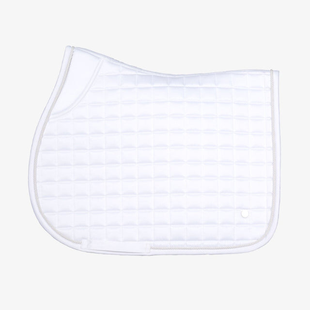 PS of Sweden Classic Quilt Jump Saddle Pad #colour_white