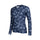 HKM Functional shirt -Bloomsbury Fleurs- long sleeve #colour_deep-blue-white