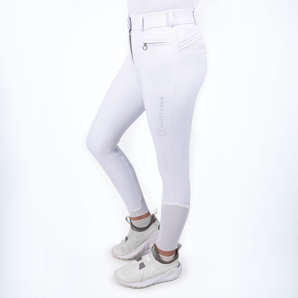 Coldstream Next Generation Children's Eckford Crystal Breeches #colour_white