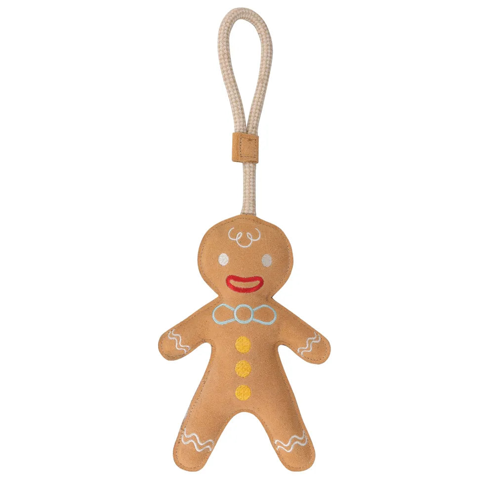 Benji & Flo Christmas Dog Toy #style_gingerbread-man