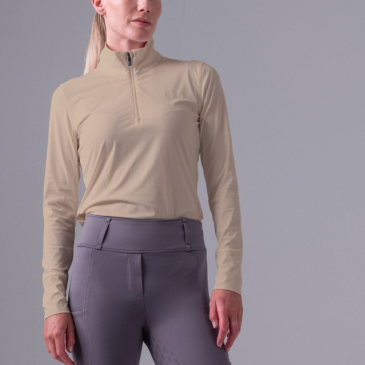 PS of Sweden Toska Long Sleeve #colour_silk-taupe