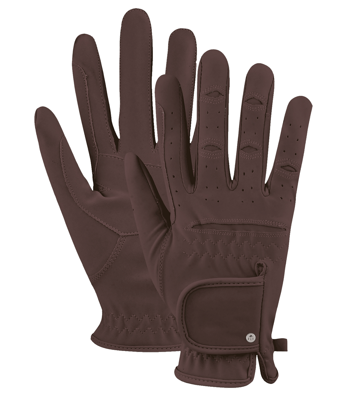 ELT Adult All-Round Riding Glove #colour_brown