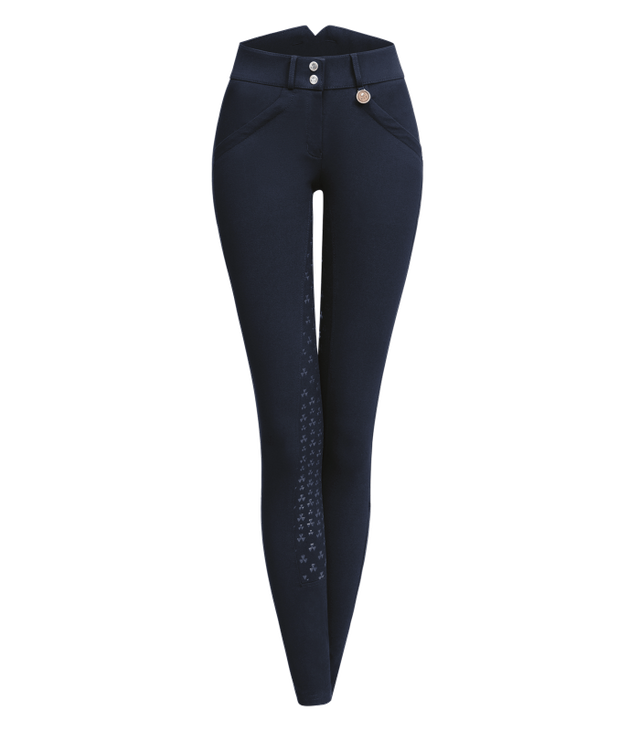 E.L.T Ladies Fay Feel Good High Waist Riding Breeches #colour_night-blue