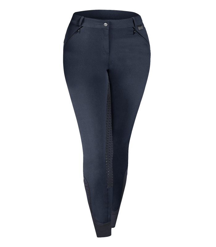 E.L.T Ladies Dahlia Silicone Riding Breeches #colour_night-blue