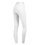 E.L.T Ladies Hella High Waist Silicone Breeches #colour_white