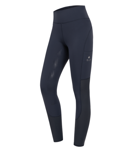 E.L.T Ladies Hanna Mesh High Waist Riding Leggings #colour_night-blue