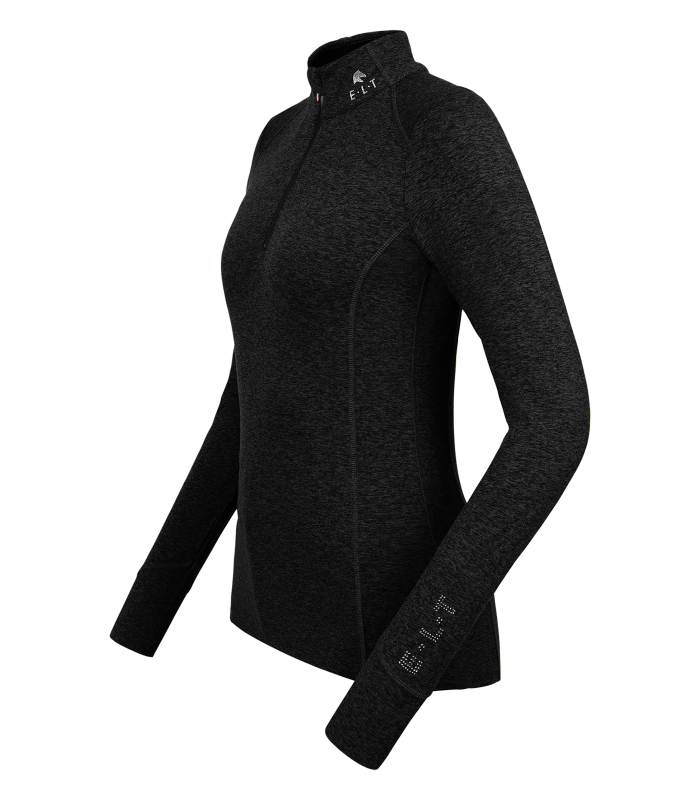 ELT Ladies Milano Functional-Zip Shirt #colour_black