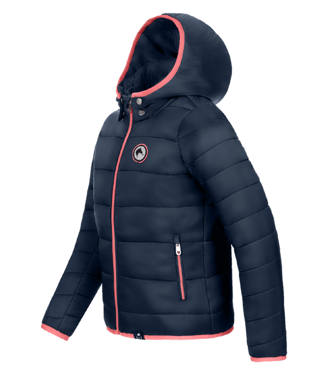 E.L.T Lucky Liv Children's Quilted Jacket #colour_night-blue