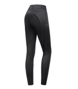 E.L.T Ella Ladies Knee Silicone Riding Leggings #colour_black