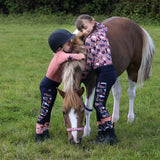 Pony Passion Head Collar & Lead Rope Set by Little Rider #colour_navy-blush