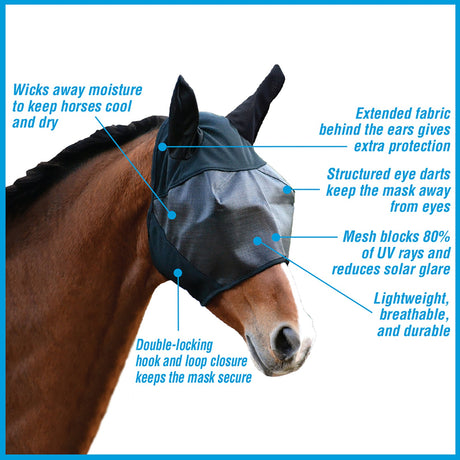 Absorbine UltraShield Fly Mask with Ears