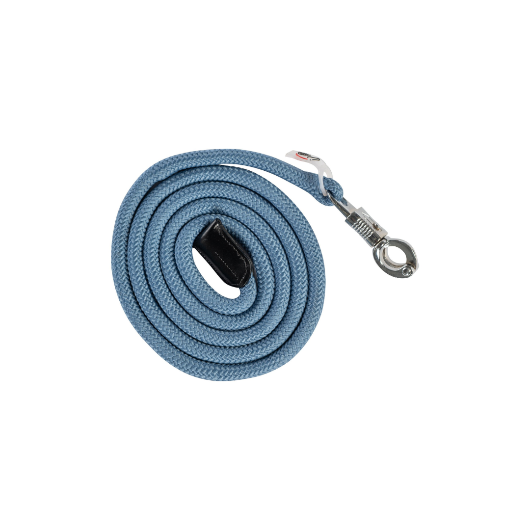 HKM Lead Rope -Carlotta With Panic Hook #colour_smokey-blue