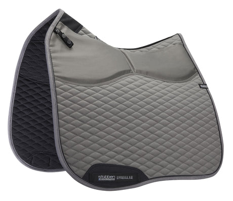 Stubben Adjuster Streamline Dressage Pad #colour_grey