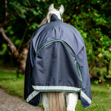 Horseware Ireland Rambo Wug Turnout Lite 50g #colour_navy-hunter-green-silver