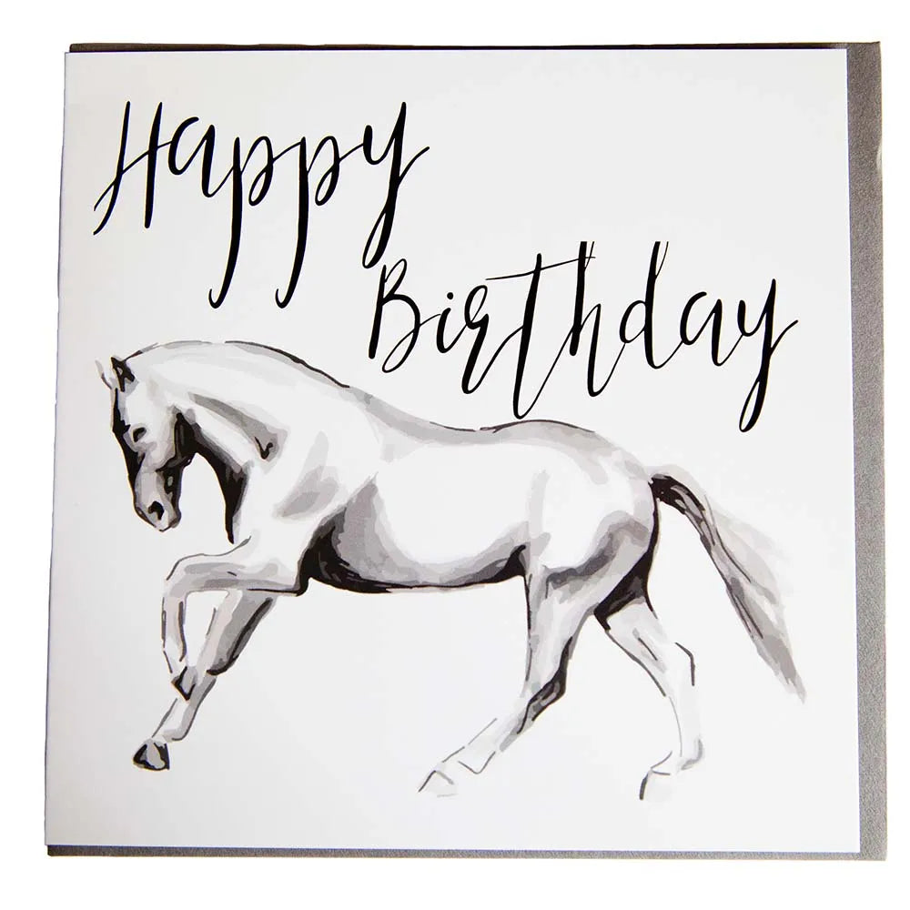 Gubblecote Beautiful Greetings Card #style_horsedrawn-happy-birthday