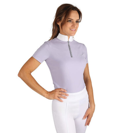 Hy Equestrian Solferino Show Shirt #colour_lilac