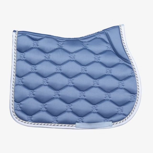 PS of Sweden Dove Blue Signature Jump Saddle Pad #colour_dove-blue