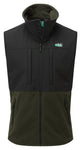 Ridgeline Ladies Hybrid Vest #colour_olive-black