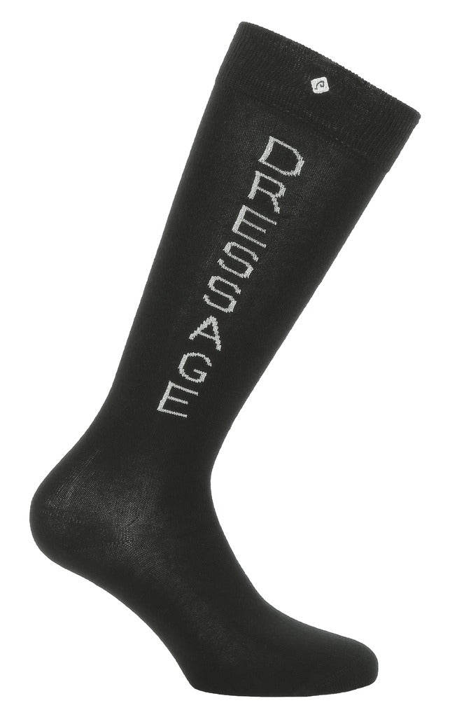 Equitheme Dressage Socks #colour_black-white