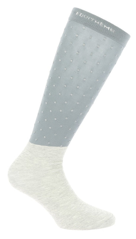 Equitheme Dotgrip Socks #colour_light-grey
