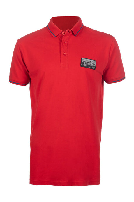 HKM Men's Polo Shirt -Derby #colour_red
