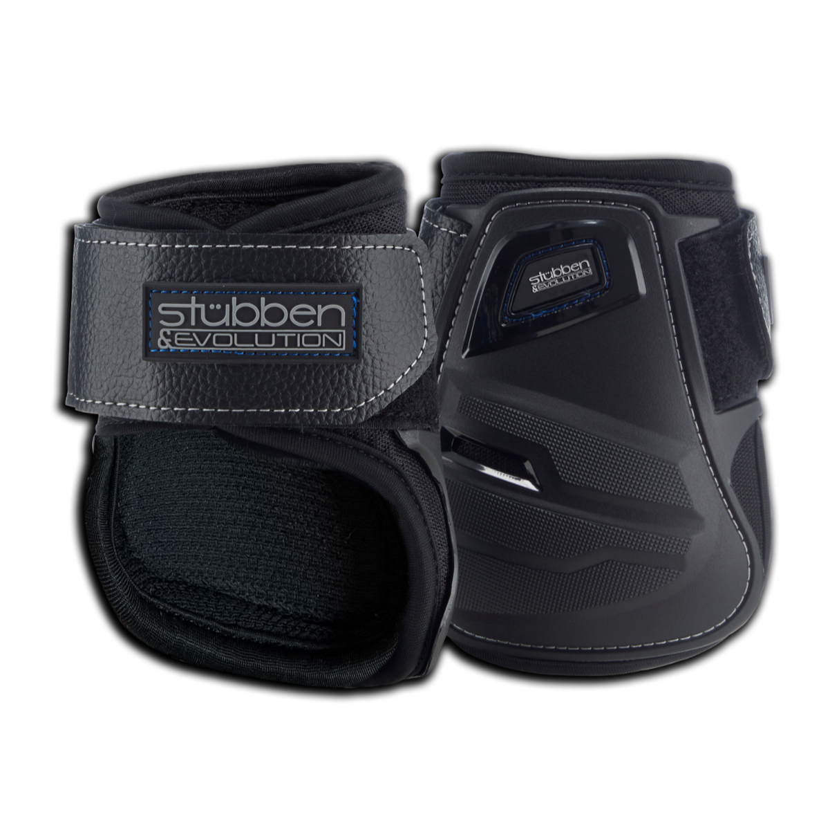 Stubben Hybrid Fetlock Boots #colour_black