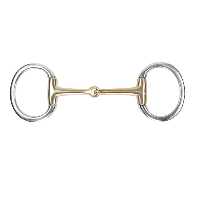 Shires Brass Alloy Flat Ring Jointed Eggbutt