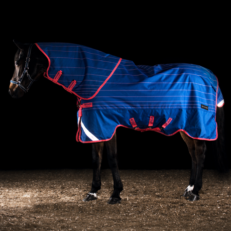 Horseware Ireland Amigo Bravo 12 Reflectech Plus 250g #colour_blue-reflective-pink