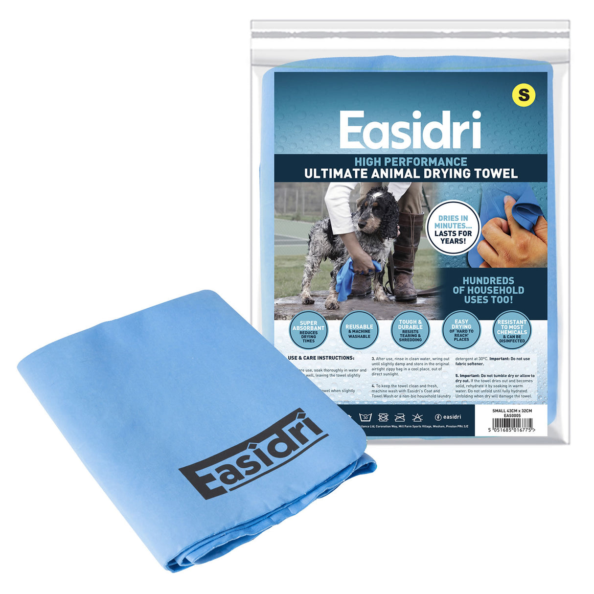 EASIDRI Handtuch für Haustiere/Reiter