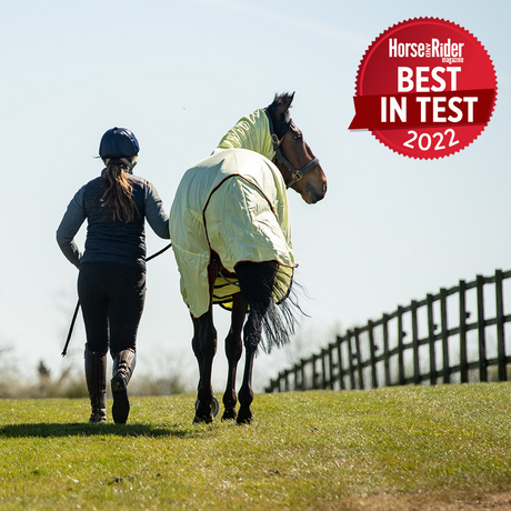 Equilibrium Field Relief Fly Rug #colour_yellow-black-orange