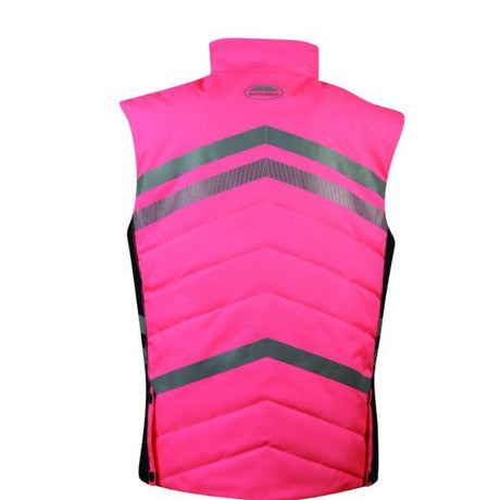 Weatherbeeta Children's Reflective Quilted Gilet #colour_pink