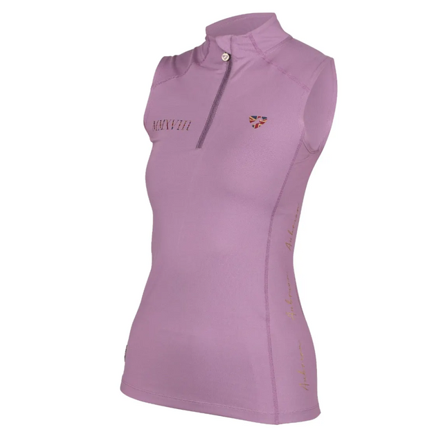 Shires Aubrion Team Sleeveless Base Layer #colour_mauve